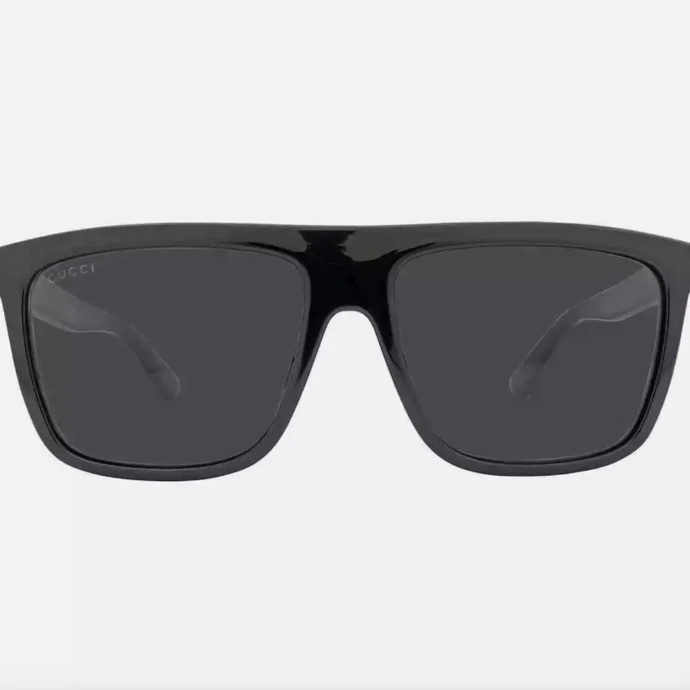 Gucci Grey Browline Men's Italy Sunglasses New With Full Box
